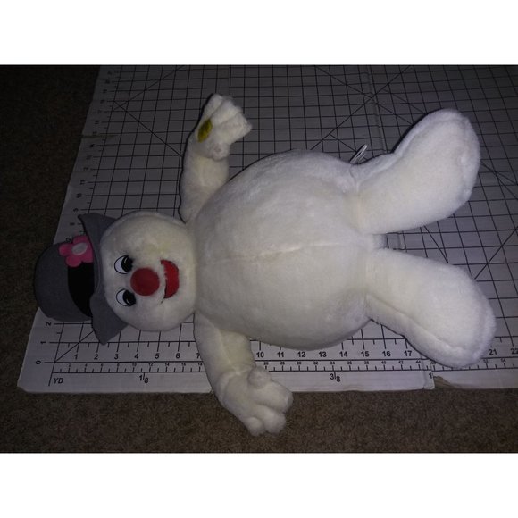 VTG GEMMY Frosty The Snowman Stuffed Singing Jolly Happy Soul 19 Inch Plush - Picture 10 of 10